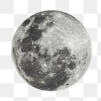 The moon galaxy png sticker, transparent background