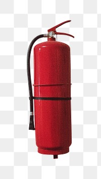 Fire extinguisher png sticker, transparent background