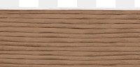 Brown wooden floor png border, transparent background