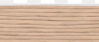 Brown wooden floor png border, transparent background