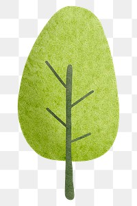 PNG environment & cute tree sticker, transparent background