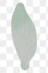 Green leaf png sticker, environment watercolor design, transparent background