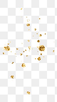 Gold glitter png sticker, transparent background