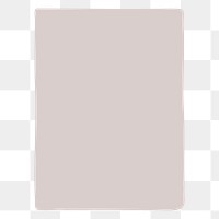 PNG pale pink paper sticker, transparent background