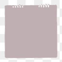 Cute notepad png sticker, transparent background