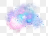 Dreamy pastel cloud  png, transparent background