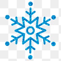 Snowflake winter png sticker, transparent background