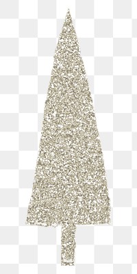 Christmas tree png sticker, transparent background