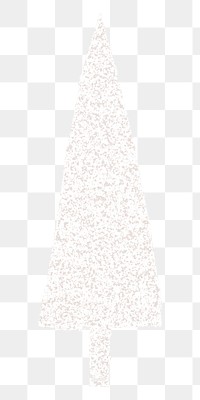 Christmas tree png sticker, transparent background