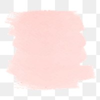 Pink brush png sticker, transparent background