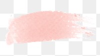 Pink brush png sticker, transparent background