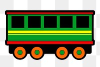 PNG Train clipart, transparent background. Free public domain CC0 image.