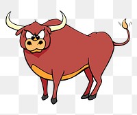 PNG Buffalo clipart, transparent background. Free public domain CC0 image.