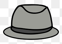 Hat png sticker, transparent background. Free public domain CC0 image.