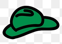 Hat png sticker, transparent background. Free public domain CC0 image.