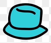 Hat png sticker, transparent background. Free public domain CC0 image.