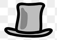 Hat png sticker, transparent background. Free public domain CC0 image.