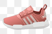 Adidas running shoes png sticker, transparent background. Free public domain CC0 image. BANGKOK, THAILAND, 30 JUNE 2023