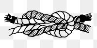 PNG Rope clipart, transparent background. Free public domain CC0 image.