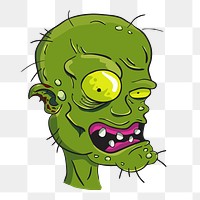 Monster  png clipart illustration, transparent background. Free public domain CC0 image.