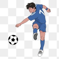 Soccer  png clipart illustration, transparent background. Free public domain CC0 image.