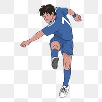 Soccer  png clipart illustration, transparent background. Free public domain CC0 image.