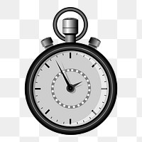 Stopwatch png sticker, transparent background. Free public domain CC0 image.