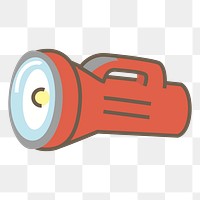 Torch png sticker, transparent background. Free public domain CC0 image.