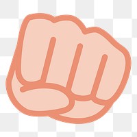 Hand sign png sticker, transparent background. Free public domain CC0 image.