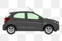 Car  png clipart illustration, transparent background. Free public domain CC0 image.