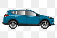 Car png illustration, transparent background. Free public domain CC0 image.