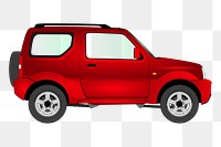 Car png illustration, transparent background. Free public domain CC0 image.