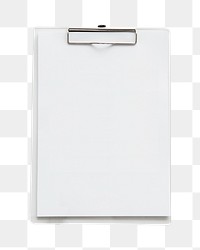 Blank clip board png sticker, transparent background