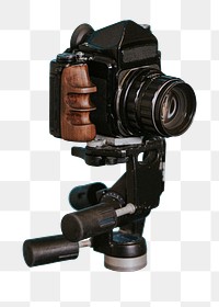 Analog camera png sticker, transparent background