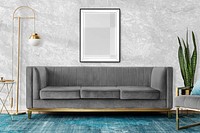 Photo frame png transparent mockup, wall decoration