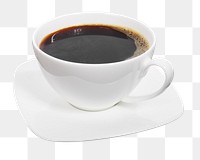 Hot coffee png sticker, transparent background