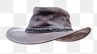 Leather hat png fashion sticker, transparent background