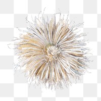 Png Mondrian’s Chrysanthemum sticker, flower illustration, transparent background.   Remixed by rawpixel.