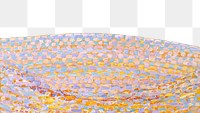 Png Mondrian’s Dune III border, abstract art, transparent background.   Remixed by rawpixel.