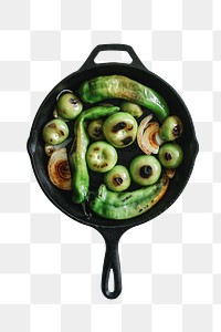 Grilled vegetables png sticker, transparent background