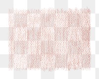 Png colored pencil texture sticker, transparent background