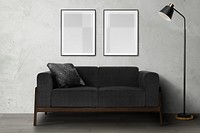 Picture frames png transparent mockup, wall decoration