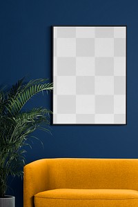 Photo frame png transparent mockup, wall decoration