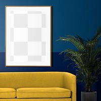 Photo frame png transparent mockup, wall decoration