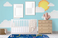 Picture frames png transparent mockup, wall decoration