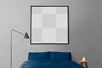 Photo frame png transparent mockup, wall decoration