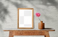 Photo frame png transparent mockup, wall decoration