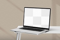 PNG transparent laptop screen mockup