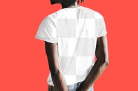 T-shirt mockup png, transparent fashion design