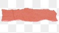 Pink  ripped paper png sticker, transparent background